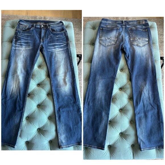 Men's Buffalo Jeans Blue - Size 34x33 - Picture 1 of 10